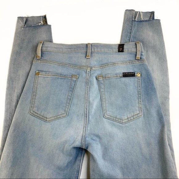 7FAMK High Waist Ankle Gwenevere w/ Step Hem - Picture 6 of 8